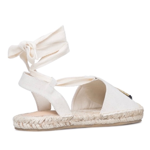 Sabina Jeweled Embellished Espadrille Flat - Picture 3 of 4
